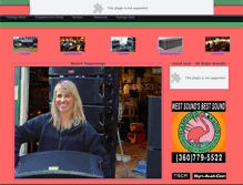Tablet Screenshot of flamingoaudio.com